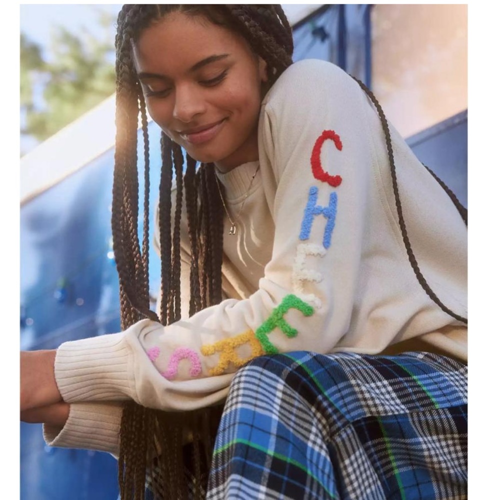 Aerie down to earth sweater